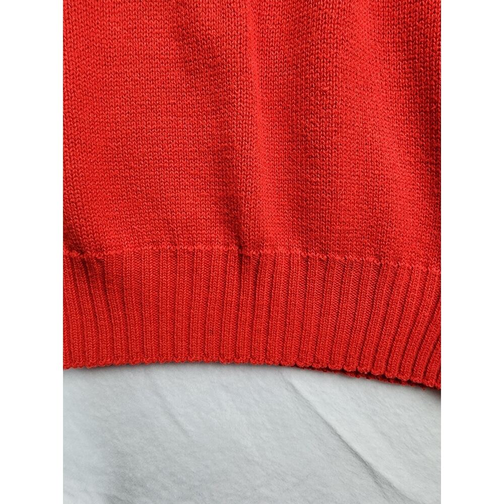 Cliff Engle St Louis Cardinals Med Crewneck Sweater MLB Baseball Red White 1980s - Picture 7 of 9